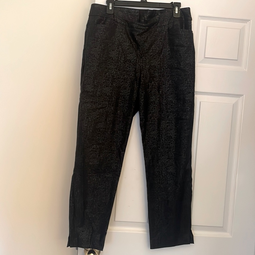 Black pants with a shimmer